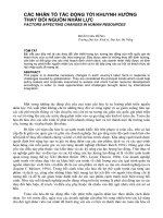 Báo cáo nghiên cứu khoa học: 