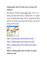 Những phần mềm Portable nên có trong USB (Phần 4) ppsx