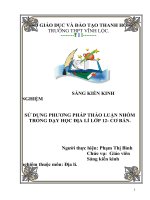 skkn một số biện pháp huấn luyện nhằm nâng cao hiệu quả thi đấu của đội tuyển bóng rổ nữ trường thpt vĩnh lộc năm học 2012-2013 thpt vĩnh lộc