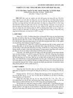 Báo cáo nghiên cứu khoa học: 