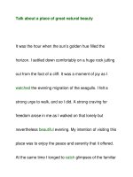 Talk about a place of great natural beauty ppsx