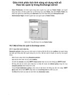 Giáo trình phân tích tính năng sử dụng một số thao tác quản lý trong Exchange server p1 pot