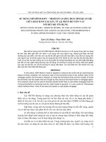 Báo cáo nghiên cứu khoa học: 