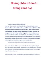 Những chân trời mới trong khoa học ppsx