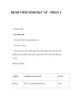 BỆNH VIÊM SINH DỤC NỮ - PHẦN 4 pdf