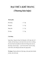 ĐẠI THỪA KHÍ THANG (Thương hàn luận) ppt