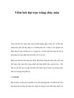 Viêm loét đại trực tràng chảy máu doc