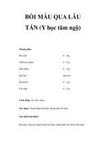 BỐI MẪU QUA LÂU TÁN (Y học tâm ngộ) pps