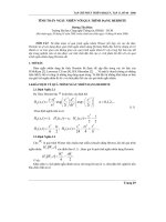 Báo cáo nghiên cứu khoa học: 