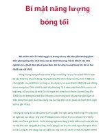 Bí mật năng lượng bóng tối pptx