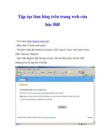 HƯỚNG DẪN LÀM BLOG_TẠO BLOG TRÊN MSN pot