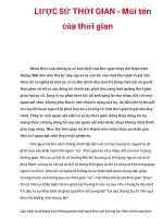 LƯỢC SỬ THỜI GIAN - Mũi tên của thời gian doc