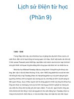 Lịch sử Điện từ học (Phần 9) doc