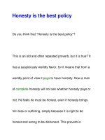 Honesty is the best policy ppsx