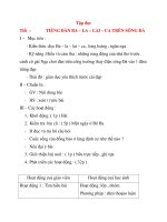 Giáo án lớp 4: Tập đọc : TIẾNG ĐÀN BA – LA – LAI – CA TRÊN SÔNG ĐÀ pdf