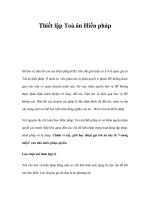 Thiết lập Toà án Hiến pháp docx