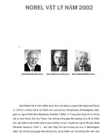 NOBEL VẬT LÝ NĂM 2002 ppsx