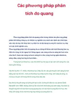 Các phương pháp phân tích đo quang pptx