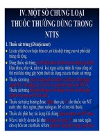 Bệnh học thủy sản : Các loại thuốc thương dùng part 1 docx