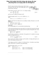 Giáo trình phân tích khả năng vận dụng cấu tạo phương thức sử dụng toán tử divergence p1 pot