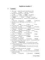 English test number 2 ppt