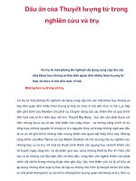 Dấu ấn của Thuyết lượng tử trong nghiên cứu vũ trụ docx