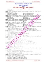 ÔN LUYỆN THI TUYỂN CĐ-ĐH BAN NÂNG CAO - CHƯƠNG I : ĐỘNG LỰC HỌC VẬT RẮN pptx