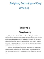 Bài giảng Dao động và Sóng (Phần 3) pptx