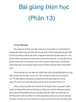Bài giảng Điện học (Phần 13) ppsx