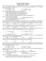 ĐỀ THI THỬ ĐH NĂM 2011 MÔN : VẬT LÍ _ ĐỀ 201 ppsx
