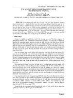 Báo cáo nghiên cứu khoa học: 