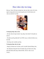 HƯỚNG DẪN LÀM BLOG_ĐƯA VIDEO CLIP VÀO TRANG ppsx