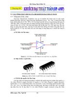 Bài Giảng Mạch Điện Tử_Chương 04_KHUẾCH ĐẠI THUẬT TOÁN (OP_AMP) pptx