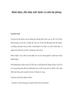 Khái niệm, dấu hiệu mắc bệnh và cách dự phòng ppsx