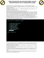 Giáo trình phân tích quy trình ghost phân vùng hệ thống thành tập tin khi sử dụng partition magic p1 ppsx