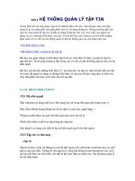 Giáo trình hệ điều hành - Bài 8 pptx