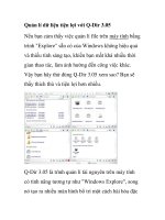 Quản lí dữ liệu tiện lợi với Q-Dir 3.05 N pps