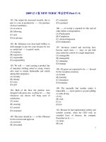 đề thi toeic tháng 1 năm 2009 phần 5 potx