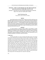 Báo cáo nghiên cứu khoa học: 