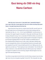 Quả bóng đá C60 và ống Nano Carbon pps