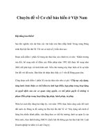 Chuyên đề về Cơ chế bảo hiến ở Việt Nam pdf