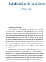 Bài giảng Dao động và Sóng (Phần 7) docx