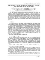 Báo cáo nghiên cứu khoa học: 