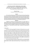 Báo cáo nghiên cứu khoa học: 