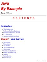 giáo trình Java By Example phần 1 ppsx