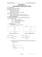 Giáo trình kỹ thuật xung - Chương 2 pps