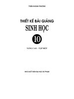 Thiết kế bài giảng sinh hoc 10 nâng cao tập 1 part 1 potx