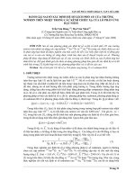 Báo cáo nghiên cứu khoa học: 