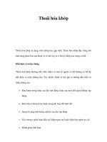 Thoái hóa khớp potx