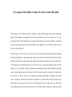 Cơ quan bảo hiến ở một số nước trên thế giới doc